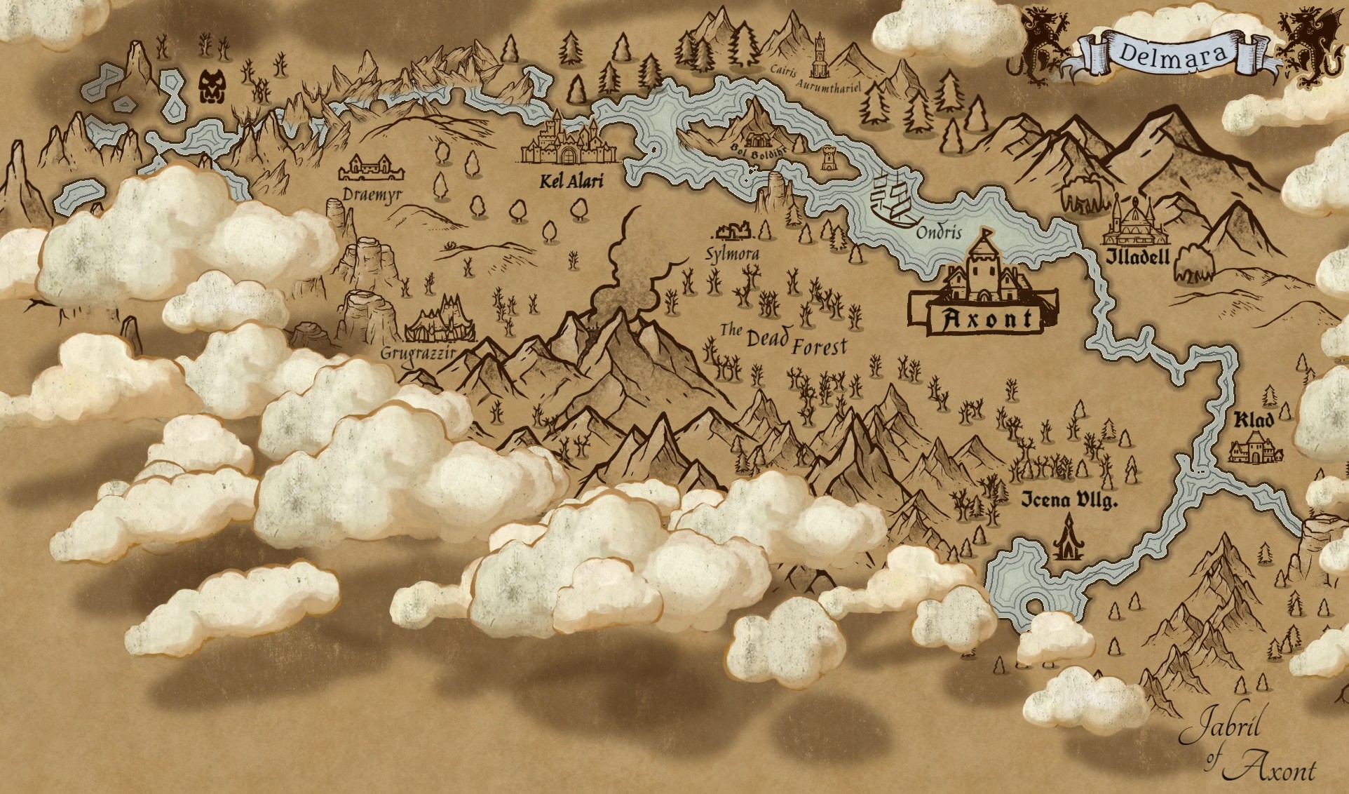 Map of Delmara